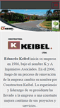Mobile Screenshot of keibel.co.cr